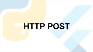 Connecting Flutter and Python using http post
