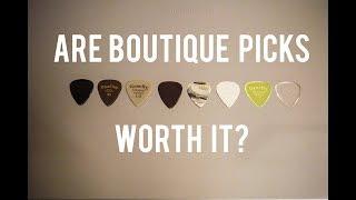 Boutique Guitar Picks Shootout - Blue Chip, Red Bear, Gravity, V-Picks, Tusq + MORE!