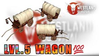 Westland Survival : Finally Made the Wagon to LVL.5 #westlandsurvival #gameplay