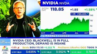 CNBC & Jensen Huang Today On NVIDIA, NVIDIA Stock, Blackwell Production - NVDA Update