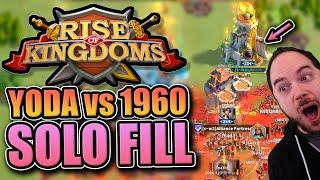 "Let me solo fill" [Yoda808 fort defense vs 1960] Strongest player in Rise of Kingdoms