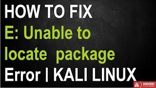 Kali Linux Repository Issue Solve [ "E: Unable to locate package" error solved ]kali linux 2017.1