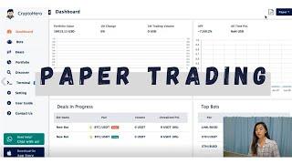 Paper Trading (Simulated Trading) - CryptoHero