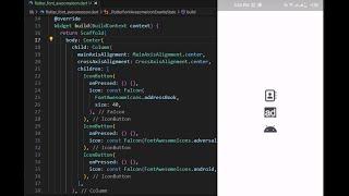FontAwesomeIcon | Flutter | Dart