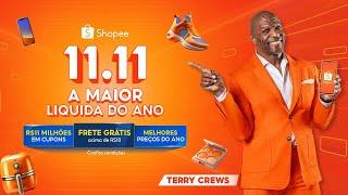 Shopee 11.11Terry Crews CANTANDO em português!   #ShopeeBR