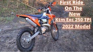 KTM Exc 250 Tpi 2022 First Ride What a Machine.