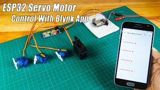 How to control servo motors using ESP32 DEVKIT V1 board with Blynk app #sritu_hobby @sritu_hobby