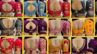 top 20 back neck design and sleeves design ||blouse design back side|| Baju ki design