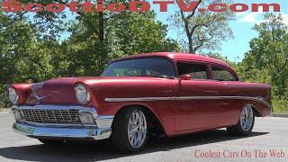 Tri Five Chevrolet Chop Top Hot Rod Street Cruiser Steve Holcomb Pro Auto Custom Interiors