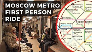 A Ride on the Circle Line of the Moscow Metro | Moscow Subway Ambience