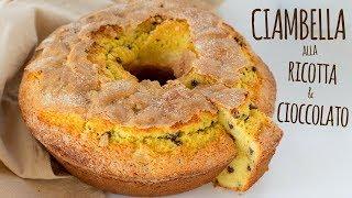 RICOTTA SOFT DONUT WITH CHOCOLATE CHIPS Easy Recipe - Homemade by Benedetta