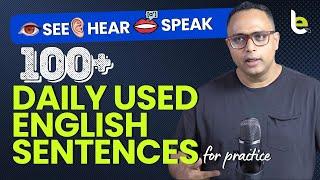 100 Daily Use English Sentences | English Speaking Practice |  SeeHear ️ Speak | Learnex Aakash