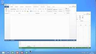 4994 Windows 8 tip - Using a shortcut key to minimise all open Windows on Desktop