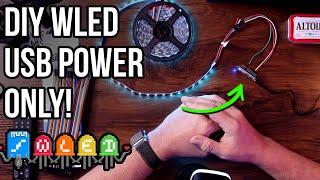How to Set Up WLED to Run with USB Power Only - ESP8266 Tutorial