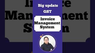  Big Update in GST | IMS - 1st October