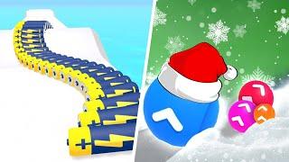 Battery Run 3D | Level Up Balls! - All Level Gameplay Android,iOS - NEW APK GAME 2023