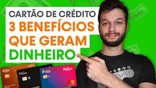 3 benefícios do CARTÃO DE CRÉDITO que geram DINHEIRO (RENDA EXTRA)