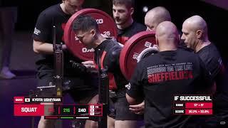 Kyota Ushiyama • 690kg Total @ 66kg • 10th place Sheffield 2024 Powerlifting