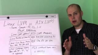 Differences between Linux LVM and AIX LVM