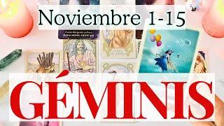 GÉMINIS "Manifiestas Tus SUEÑOS! Tarot NOVIEMBRE 1-15