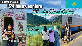 24 hours Explore Almaty Kazakhstan TRY HORSE MILK SEP 2023 #almaty