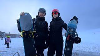 aprendendo snowboard 