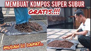 cara membuat kompos subur "gratis" dan mudah di dapat.#pupuk #garden #ooktani93