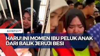 Viral di Media Sosial, Ini Momen Haru Ibu di Sumut Peluk Anaknya dari Balik Jeruji Besi