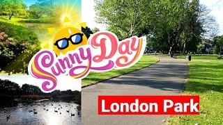 Sunny Day  in London️| Afternoon Walk  In the  PARK | Summer 2024