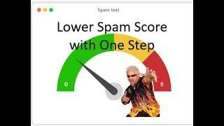 Easy Spam Score Check and Fix in GetResponse