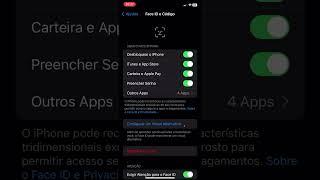 Como ADICIONAR mais de um rosto para Desbloquear com Face ID? #apple #faceid #dicasparainiciantes