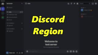 How To Change Voice Channel Region In Discord