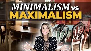 MINIMALISM vs. MAXIMALISM Interior Design Styles (How Much is Too Much?) | Julie Khuu