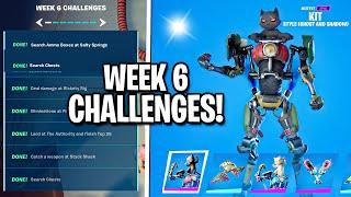 Fortnite Week 6 Challenges Guide! (How to Unlock Shadow & Ghost Edit Styles - Kit) Season 3