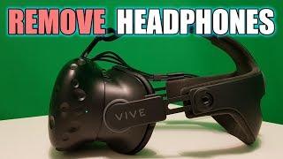 Deluxe Audio Strap: How to Remove Headphones | Step-by-Step HTC Vive Tutorial