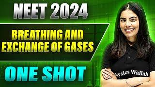 BREATHING AND EXCHANGE OF GASES in 1 Shot: FULL CHAPTER COVERAGE (Theory+PYQs) || Prachand NEET 2024