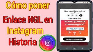 Cómo poner un enlace NGL en la historia de Instagram |  Cómo enviar un mensaje anónimo en Instagram