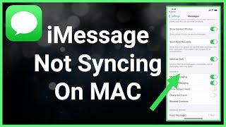 How To Fix iMessage Not Working (Syncing) With Mac