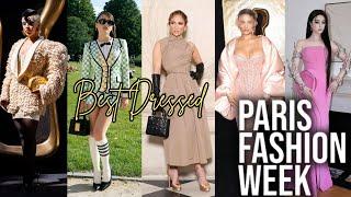 TOP 10 BEST DRESSED AT PARIS FASHION WEEK 2024! (HAUTE COUTURE)