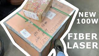 Unboxing A New 100 Watt M7 MOPA Fiber Laser From Haotian Laser