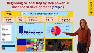 Step by Step Dashboard learning using Power BI Tools for Beginner ( Step-1)