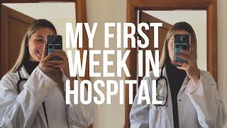 my first week in hospital . . .