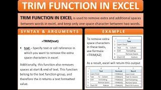 How to remove unwanted spaces from Excel file