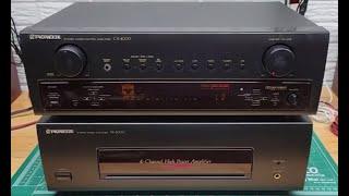 Pioneer M-4000 Amplifier and CX-4000 Tuner Control Amplifier DEMO