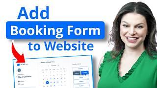 How to Add Booking Form to Your Website | Calendly