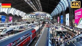 Hamburg Hauptbahnhof (Central Station) | 4K Walk  Germany