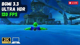 BGMI 3.3 Dominate the Deep  Gameplay on PC | Ultra HDR | 2K | 120 FPS |#bgmi #bgmilive #bgmiemulator