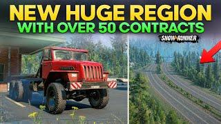 New Huge Region With 50+ Contracts in SnowRunner You Need to Try