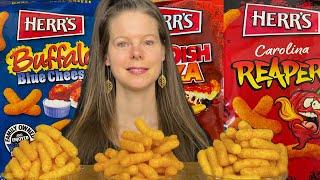 ASMR CHEESE PUFFS MUKBANG EATING SOUNDS