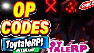 ALL NEW *SECRET CODES* IN ROBLOX TOYTALE RP ( new codes in roblox Toytale RP ) NEW